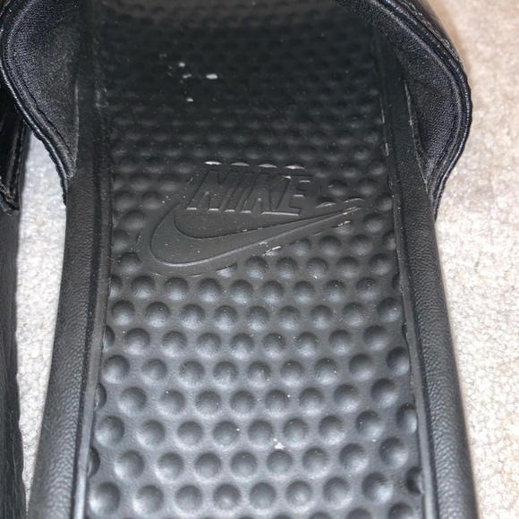 NIKE black flip flops sandals pool slides women’s size 6 - Picture 14 of 14